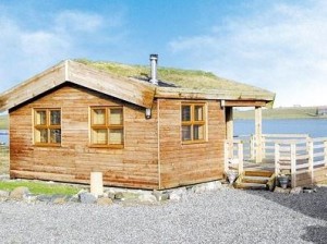 Remote Log Cabin Sea Views With Stove